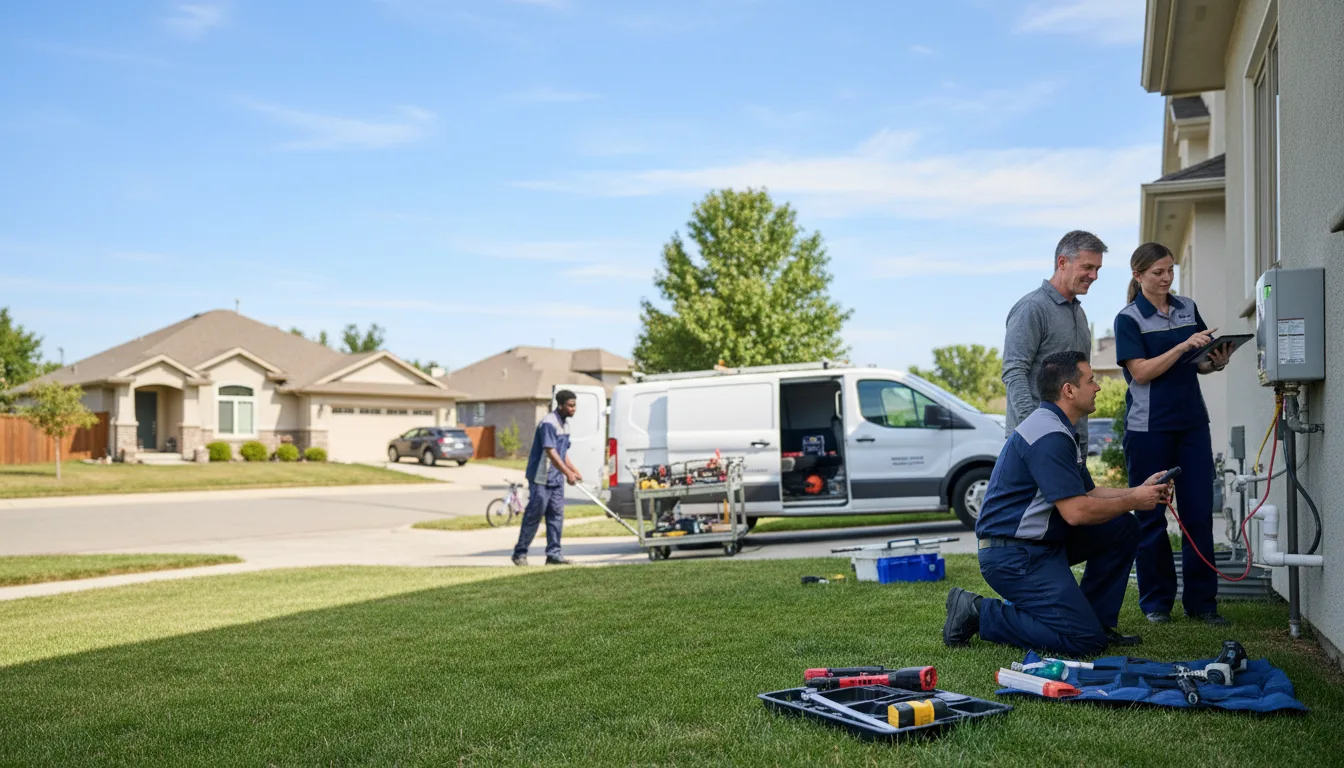 Tankless water heater service in Fredericksburg, PA